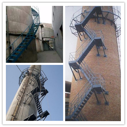 淄博烟囱安装爬梯施工部署及主要施工工艺-江油