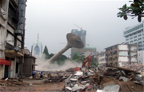 蓉城水塔人工拆除施工工艺及安全拆除要求