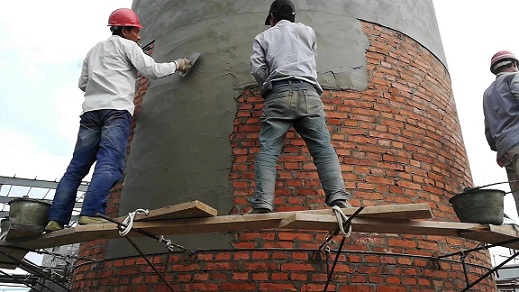 新疆烟囱外壁水泥砂浆外粉施工方案