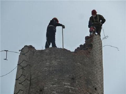 新疆烟囱人工拆除主要施工工艺-白银