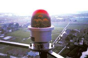 长沙烟囱航空障碍灯安装技术措施及要求：