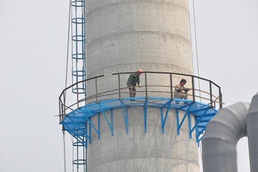 宁夏烟囱安装旋转爬梯和监测平台的重要-百色
