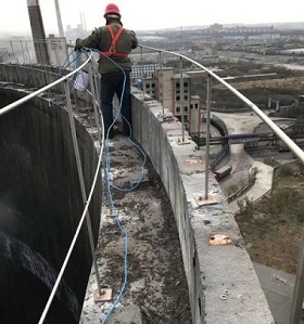 肥城烟囱安装避雷针施工工艺流程