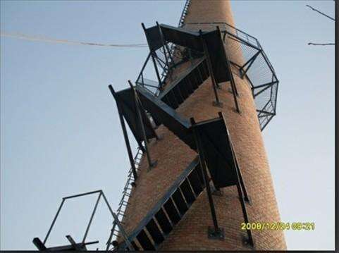 湖南烟囱安装折梯施工技术质量保证措施