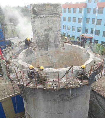 黑龙江拆除烟囱的几种方法-汉中
