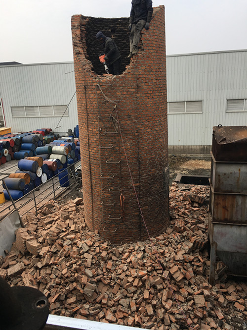 合肥烟囱拆除的安全保证措施及规范要求