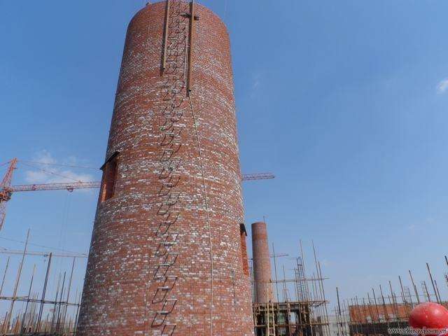 银川砖烟囱新建施工工艺及质量要求