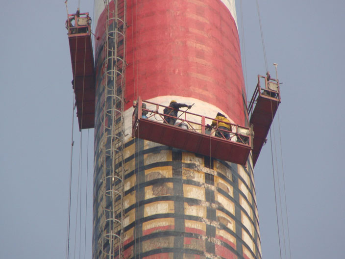 上海烟囱裂缝原因分析及加固修补措施