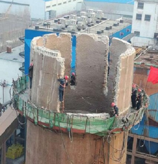 天津混凝土烟囱拆除-技术超高
