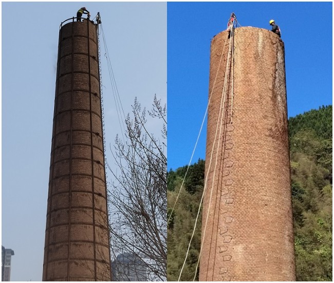 湖南烟囱拆除公司的方案设计及拆除流程
