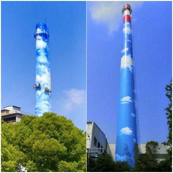 赣州烟囱彩绘公司：卓越技艺，点亮城市风景