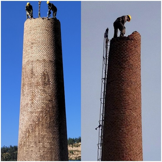 新疆烟囱拆除公司：绿色环保拆除，守护蓝天白云