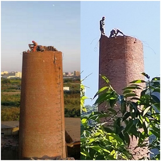 安徽烟囱拆除方案与安全措施