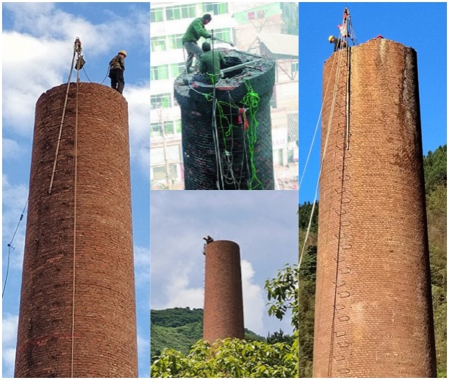 潍坊拆除烟囱:我们在行动！专业施工,品质保障