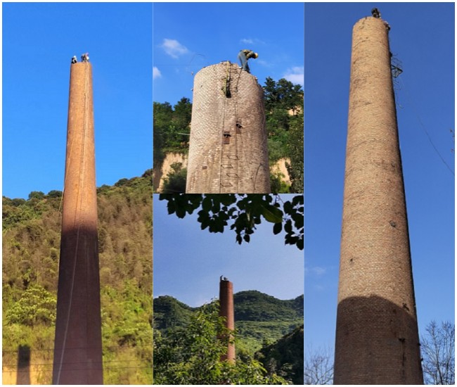 儋州烟囱拆除公司:科技为先,打造绿色拆除新模式