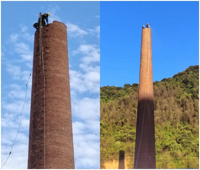 柳州烟囱拆除公司绿色秘诀:安全至上,环保先行
